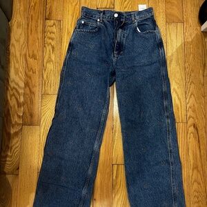 SANDRO Logo-embroidered straight-leg jeans